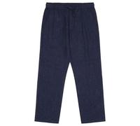 KnowledgeCotton Apparel - Fig loose Leinenhose GOTS/Vegan Herren yarndyed total eclipse