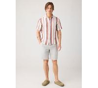 KnowledgeCotton Apparel Leinenshorts - Loose linen shorts - VEGAN - aus Bio-Leinen Grau-Yarndyed (Ultimate Grey) XL