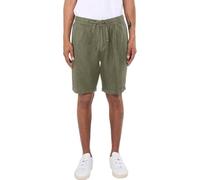 KnowledgeCotton Apparel Leinenshorts - Loose linen shorts - VEGAN Grün (Burned Olive) L