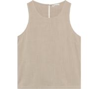 KnowledgeCotton Apparel Linen-Mix Top Women light feather gray - Größe L