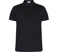 KnowledgeCotton Apparel - Linen Polo - Polo-Shirt, Gr. L, schwarz (BlackJet)
