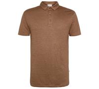 KnowledgeCotton Apparel - Linen Polo - Polo-Shirt, Gr. XL, braun (Tuffet)