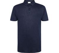 KnowledgeCotton Apparel Linen Polo total eclipse - Größe XXL