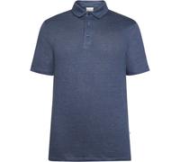 KnowledgeCotton Apparel Linen Polo vintage indigo - Größe L