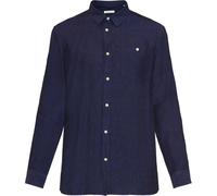 KnowledgeCotton Apparel Linen Shirt total eclipse - Größe S
