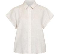 KnowledgeCotton Apparel Linen Short Sleeved Shirt Women light feather gray - Größe M