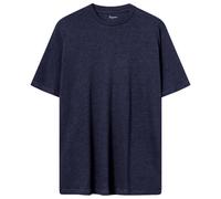 KnowledgeCotton Apparel - Linen T-Shirt - T-Shirt, Gr. XXL, blau (TotalEclipse)
