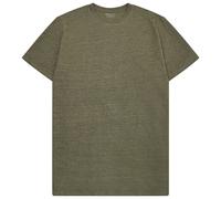 KnowledgeCotton Apparel - Linen T-Shirt - T-Shirt, Gr. XXL, oliv (BurnedOlive)