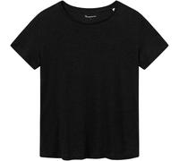 KnowledgeCotton Apparel Linen T-Shirt Women black - Größe S