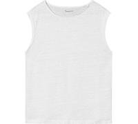 KnowledgeCotton Apparel Linen Tank Top Women bright white - Größe M