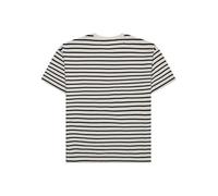 KnowledgeCotton Apparel Lockeres gestreiftes T-Shirt aus Bio-Baumwolle blau-navy L