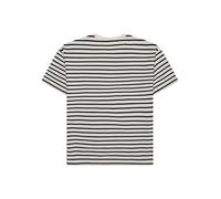 KnowledgeCotton Apparel Lockeres gestreiftes T-Shirt aus Bio-Baumwolle blau-navy S