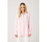 KnowledgeCotton Apparel Lockeres Leinenhemd mit langen Ärmeln - Bio-Leinen GOTS/Vegan rosa (pale-lilac) XS