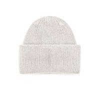 KnowledgeCotton Apparel Mütze - Cashmere Rib Beanie Egret (Offwhite)