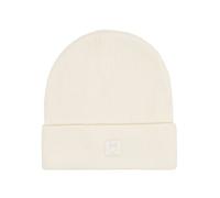 KnowledgeCotton Apparel Mütze - LEAF Beanie organic wool - GOTS Weiß (egret)
