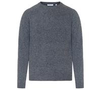 KnowledgeCotton Apparel - O-Neck Wool Knit - Wollpullover, Gr. XL, blau/grau (DarkGreyMelange)