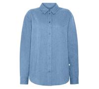 KnowledgeCotton Apparel Organic Cotton Flannel Shirt Dark Denim (Blau) M