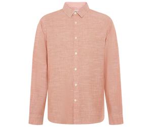 KnowledgeCotton Apparel - Organic Cotton Striped Shirt - Hemd, Gr. M, rosa (RedStripe)