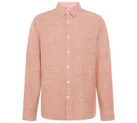 KnowledgeCotton Apparel - Organic Cotton Striped Shirt - Hemd, Gr. XL, rosa (RedStripe)