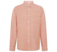 KnowledgeCotton Apparel - Organic Cotton Striped Shirt - Hemd, Gr. XXL, rosa (RedStripe)