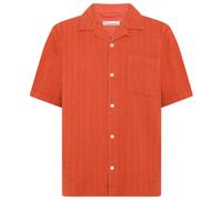 KnowledgeCotton Apparel Herren Structure Hemd (Größe XL, rot)