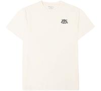 KnowledgeCotton Apparel Owl Chest Embroidery Herren T-Shirts weiss Größe S Lifestyle Atmungsaktiv