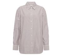 KnowledgeCotton Apparel Oxford Blusenhemd aus Bio-Baumwolle ROC/GOTS/Vegan rot (red-striped) S