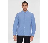 KnowledgeCotton Apparel Oxford Hemd - HARALD small owl oxford regular fit shirt - aus Bio-Baumwolle Blau (Lapis Blue) XL