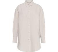 KnowledgeCotton Apparel Damen Oxford Loose Fit Bluse (Größe L, beige)