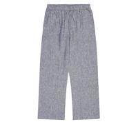 KnowledgeCotton Apparel POSEY weite, mittelhohe Leinenhose - GOTS/Vegan blau (vintage-indigo) M