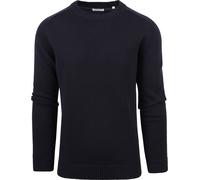 KnowledgeCotton Apparel Pullover Navy - Größe L Blau L