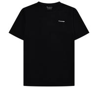 KnowledgeCotton Apparel - Regenerative Organic Cotton Back Print T-Shirt II - T-Shirt, Gr. L, schwarz (BlackJet)