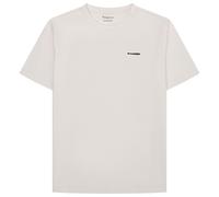 KnowledgeCotton Apparel - Regenerative Organic Cotton Back Print T-Shirt II - T-Shirt, Gr. S, weiß (Egret)