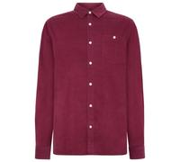 KnowledgeCotton Apparel - Regular 26-Wales Corduroy Shirt - Hemd, Gr. XL, rot (Fig)