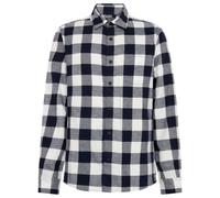 KnowledgeCotton Apparel - Regular Fit Checkered Flannel - Hemd, Gr. XL, grau (BlueCheck)
