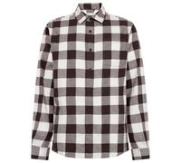 KnowledgeCotton Apparel - Regular Fit Checkered Flannel - Hemd, Gr. XL, grau (BrownCheck)