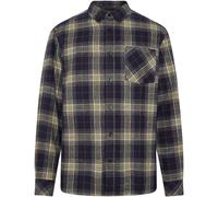 KnowledgeCotton Apparel Regular Fit Checkered Herren Hemden blau Größe S Lifestyle Hautfreundlich