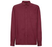 KnowledgeCotton Apparel - Regular Fit Melangé Flannel Shirt - Hemd, Gr. XL, rot (Fig)