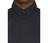 KnowledgeCotton Apparel Regular Hemd ALF Crispy aus Bio-Baumwolle - ROC/GOTS/Vegan schwarz (black) jet XL