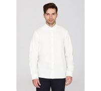 KnowledgeCotton Apparel Regular Hemd HARALD Small Owl Oxford aus Bio-Baumwolle - ROC/GOTS/Vegan weiss (bright) white XS