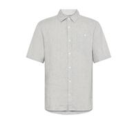 KnowledgeCotton Apparel Linen Short Sleeve Shirt ultimate gray - Größe XL