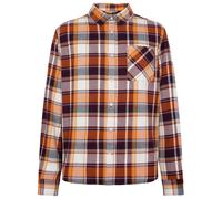 KnowledgeCotton Apparel - Regular Light Flannel Checkered - Hemd, Gr. M, braun (RedCheck)