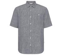 KNOWLEDGE COTTON Regular linen short sleeve Shirt Herren / 1226 VINTAGE INDIGO /