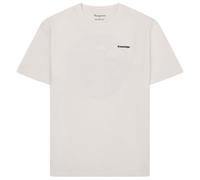 KnowledgeCotton Apparel - Regular S/S Heavy Single Jersey Scenery Back Print - T-Shirt, Gr. XL, egret (Egret)