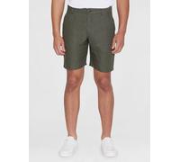 KnowledgeCotton Apparel Linen Shorts burned olive - Größe 30 inch