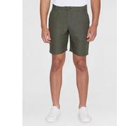 KnowledgeCotton Apparel Linen Shorts burned olive - Größe 36 inch