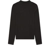 KnowledgeCotton Apparel Rib High Neck Damen Longsleeves braun Größe L Lifestyle Hautfreundlich