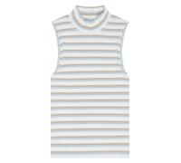 KnowledgeCotton Apparel Ripptop - High neck rib top - aus Bio-Baumwolle Blau (Gestreift-Multicolor) XL