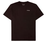 KnowledgeCotton Apparel - S/S Heavy Single MTN Back Print - T-Shirt, Gr. M, schwarz (ChocolateTorte)