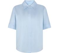 KnowledgeCotton Apparel Satin Damen Blusen blau Größe S Lifestyle Hautfreundlich